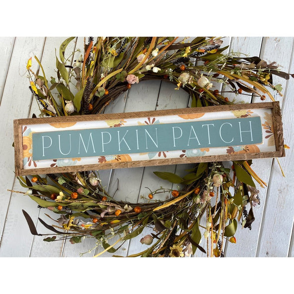 Pumpkin Patch Fall Wood Sign