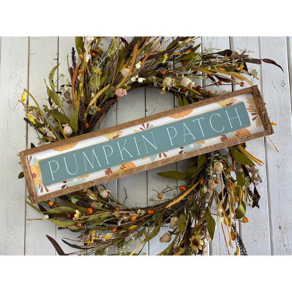 Pumpkin Patch Fall Wood Sign