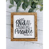 with god all things are possible subway tile sign