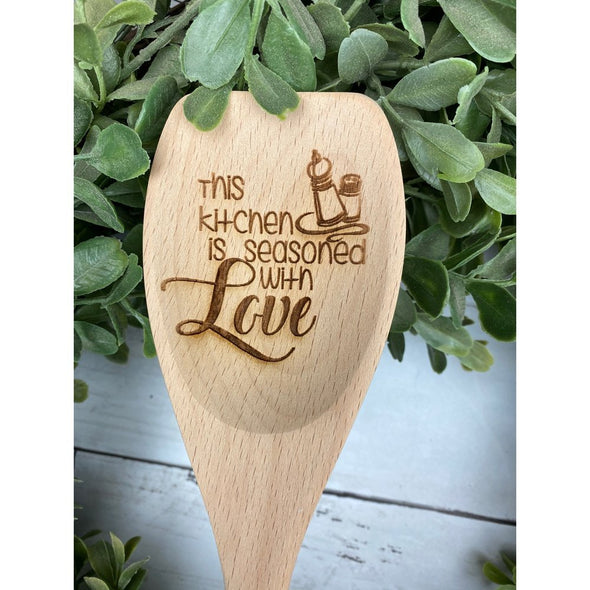 This Kitchen Is Seasoned With Love Wooden Spoon