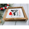 merry christmas cow subway tile sign