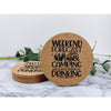 camping decor, camping coasters, camper decor, camp life, drink coasters, beverage coasters