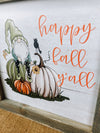 fall pumpkin sign