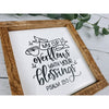 my cup overflows with your blessings sign