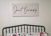 Sweet Dreams Canvas Gallery Wrapped Sign