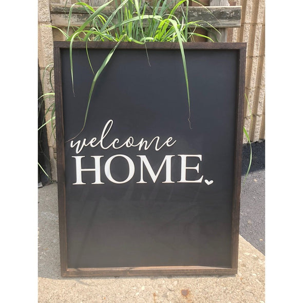 Welcome Home Wood Sign