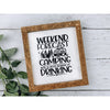 weekend forecast camping subway tile sign
