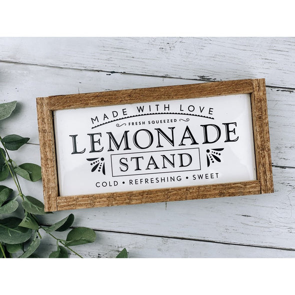 Lemonade Stand Subway Tile Sign