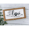 you can't buy love but you can rescue it subway tile sign