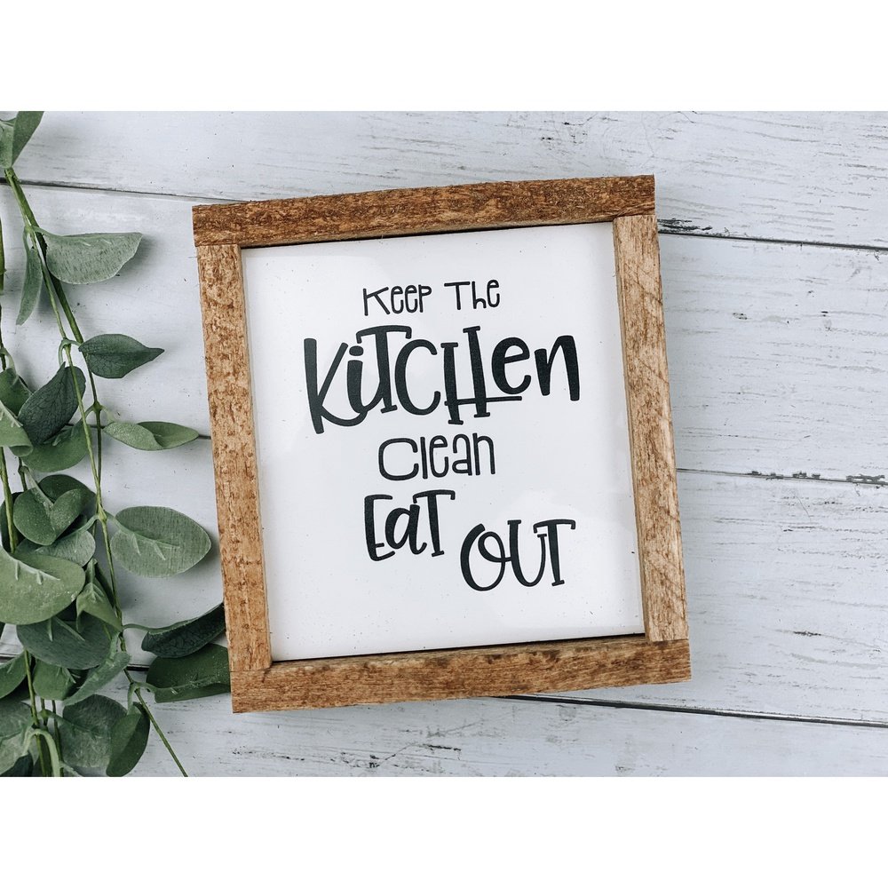 Keep The Kitchen Clean, Eat Out Subway Tile Sign – WT Custom Desgins, LLC keep-the-kitchen-clean-eat-out-subway-tile-sign-wt-custom-desgins-llc