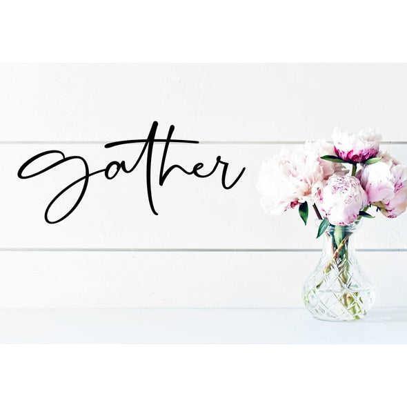 Gather Wood Cut Word (cottage)