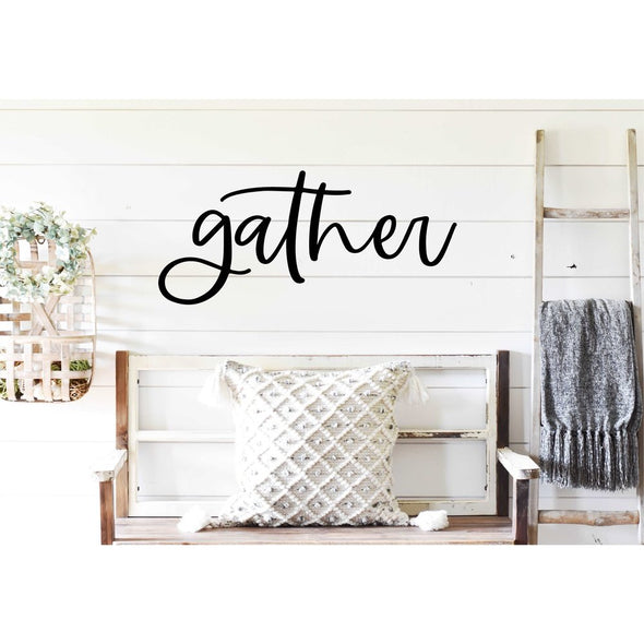 Gather Wood Cut Word (midnight)