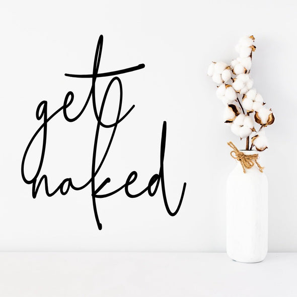 Get Naked Wood Cut Word (littlerose)